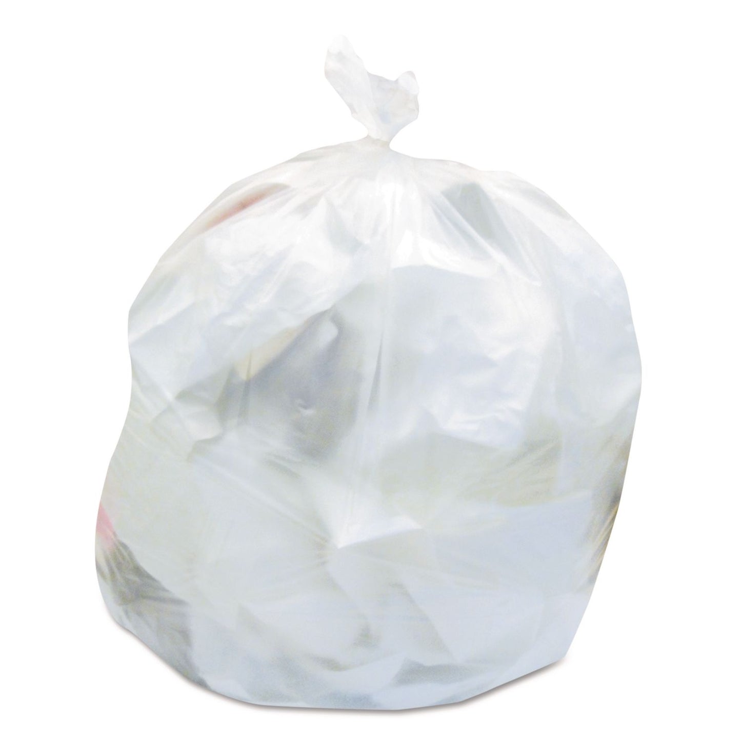 Heritage Linear Low-Density Can Liners, 56 gal, 1.1 mil, 43" x 47", Clear, 100/Carton (HERH8647SC)