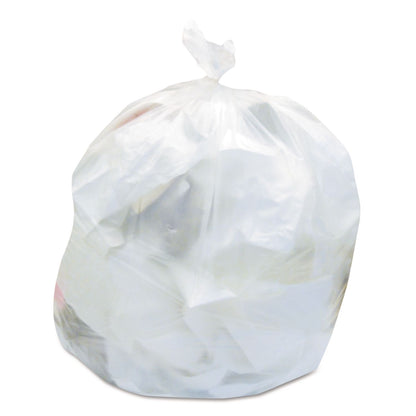 Heritage Linear Low-Density Can Liners, 56 gal, 1.1 mil, 43" x 47", Clear, 100/Carton (HERH8647SC)