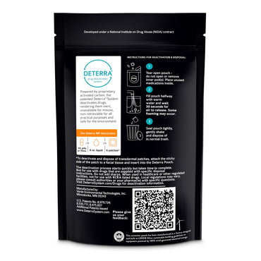 Deterra® Drug Disposal Pouch Medium, 45 Pill or 6 Patch or 6 oz. Liquid Capacity (1178045_EA)
