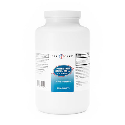 Geri-Care® Joint Health Supplement Calcium / Vitamin D 500 mg - 200 IU Strength Tablet 1,000 per Bottle (556970_BT)