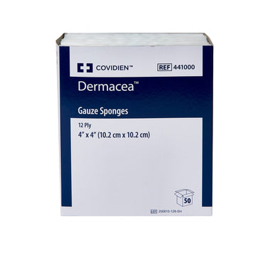 Dermacea™ Gauze Sponge 4 X 4 Inch 12-Ply Sterile 2 per Pack (763387_PK)