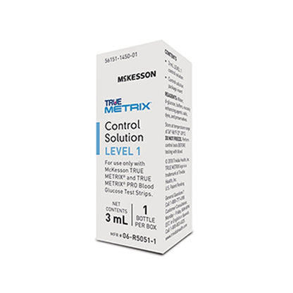 McKesson TRUE METRIX® Blood Glucose Control Solution 3 mL Level 1 (960304_CS)