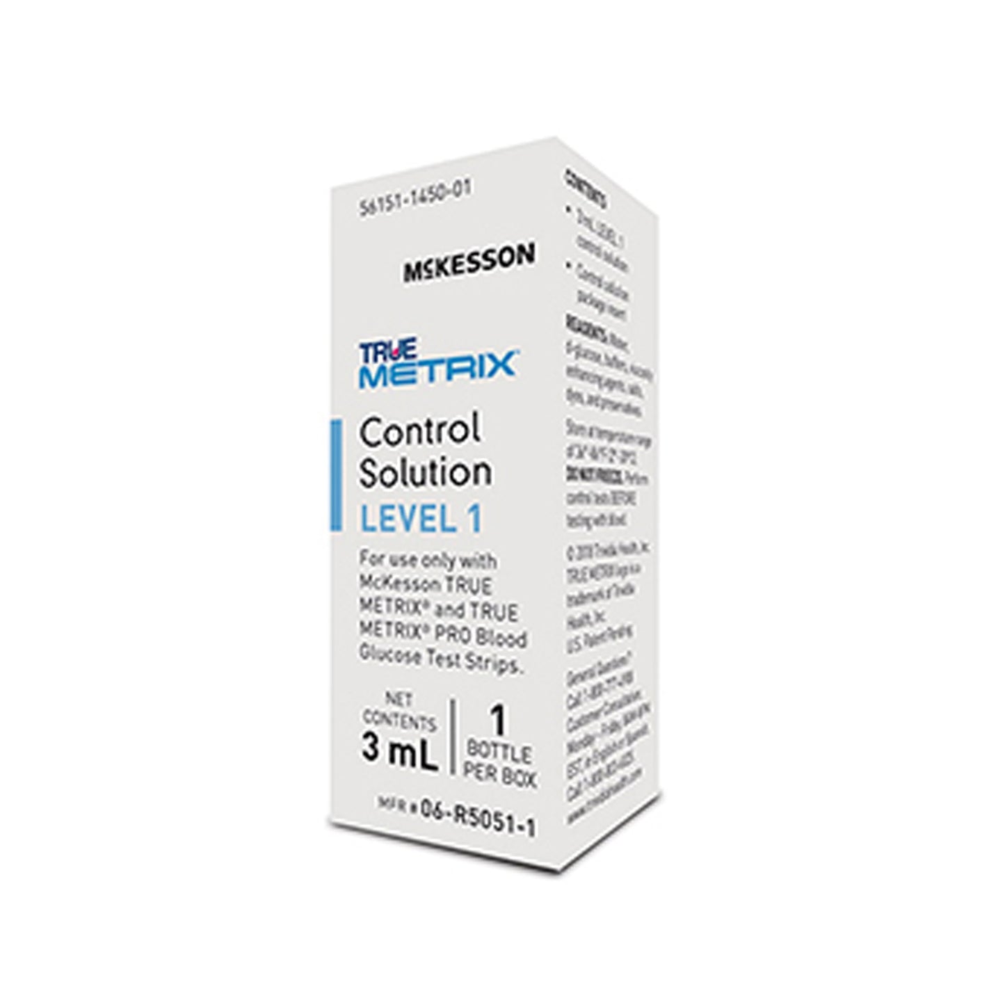 McKesson TRUE METRIX® Blood Glucose Control Solution 3 mL Level 1 (960304_EA)