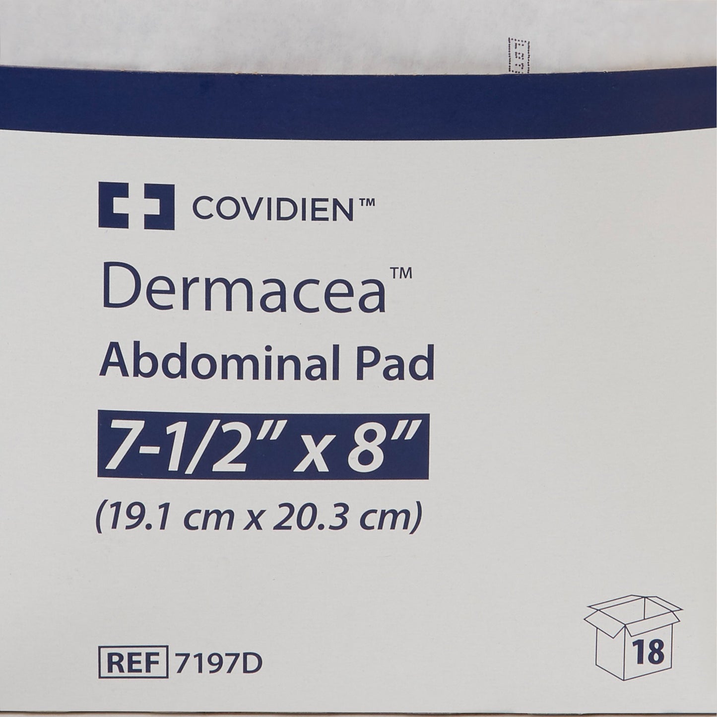 Dermacea™ Abdominal Pad 7-1/2 X 8 Inch Sterile 1 per Pack (566396_CS)