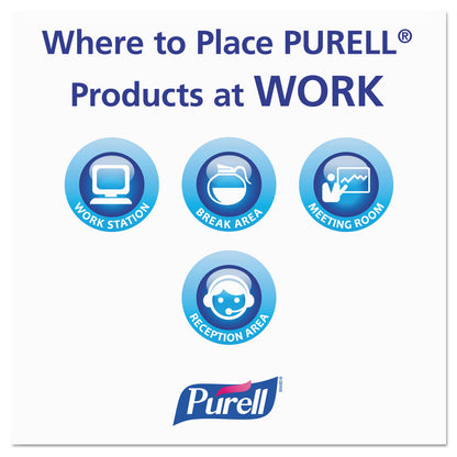 PURELL® Advanced Hand Sanitizer Soothing Gel, Fresh Scent with Aloe and Vitamin E, 8 oz Pump Bottle, 24 Carton (GOJ967406ECDECO)