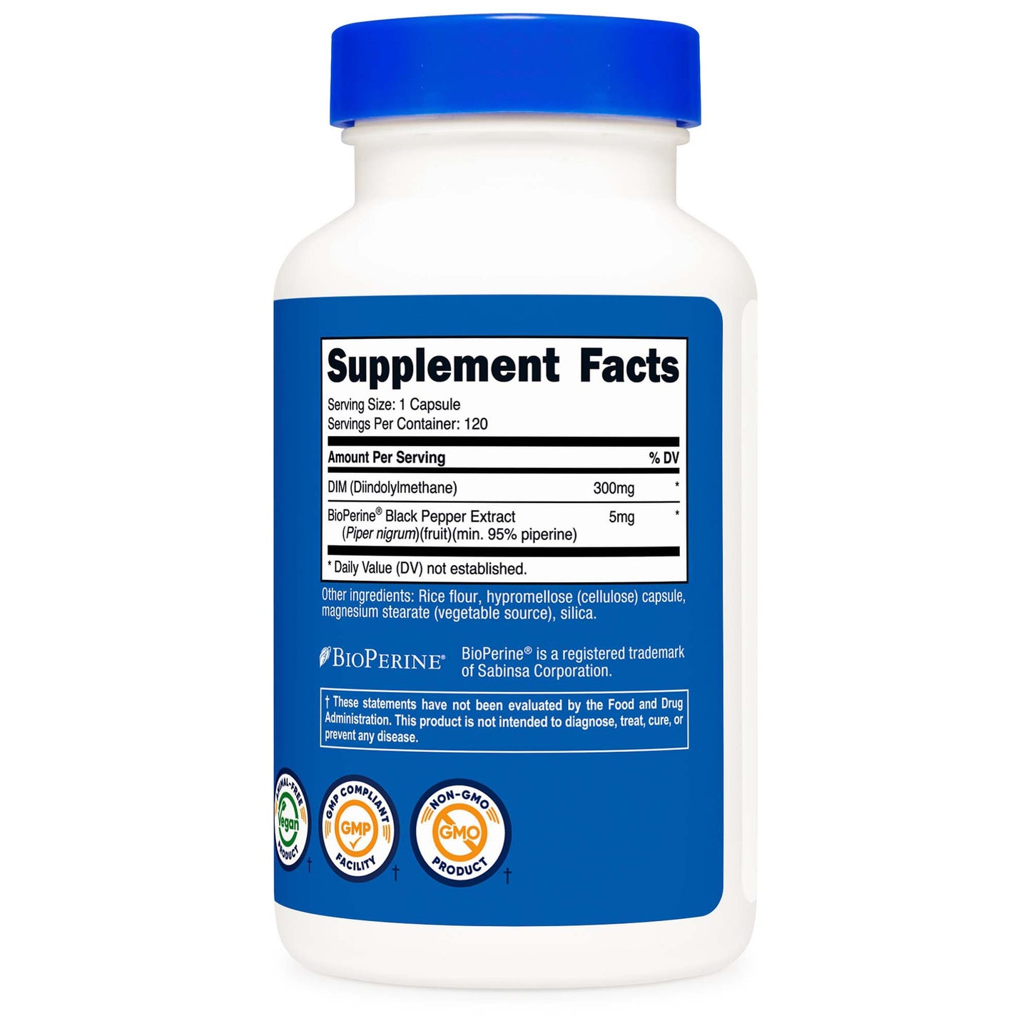 nutricost® Dietary Supplement 300 mg Strength Capsule 120 Per Bottle (1270250_BT)