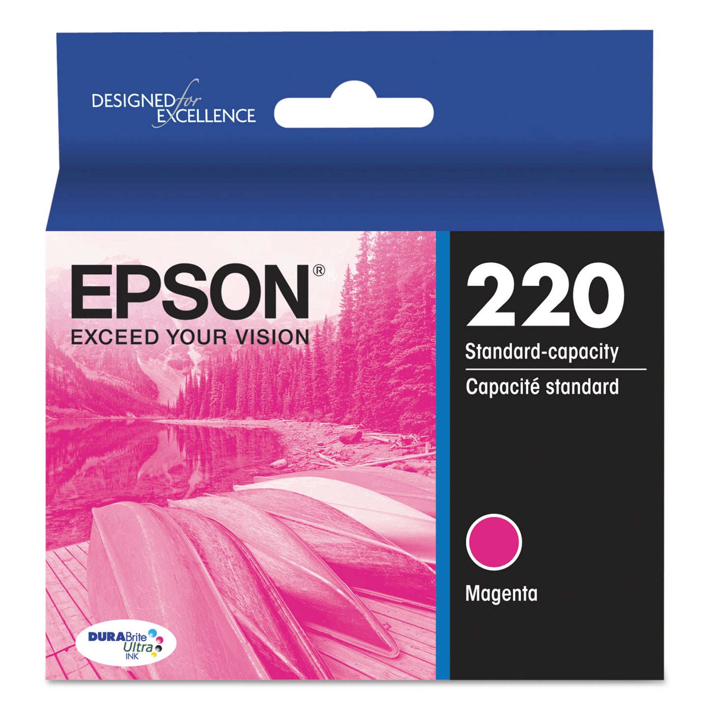 Epson® T220320-S (220) DURABrite Ultra Ink, Magenta (EPST220320S)