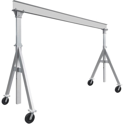 Global Industrial Adjustable Height Aluminum Gantry Crane, 12'W x 9'6"-12'H, 4000 Lb. Cap. (WBB2262132)
