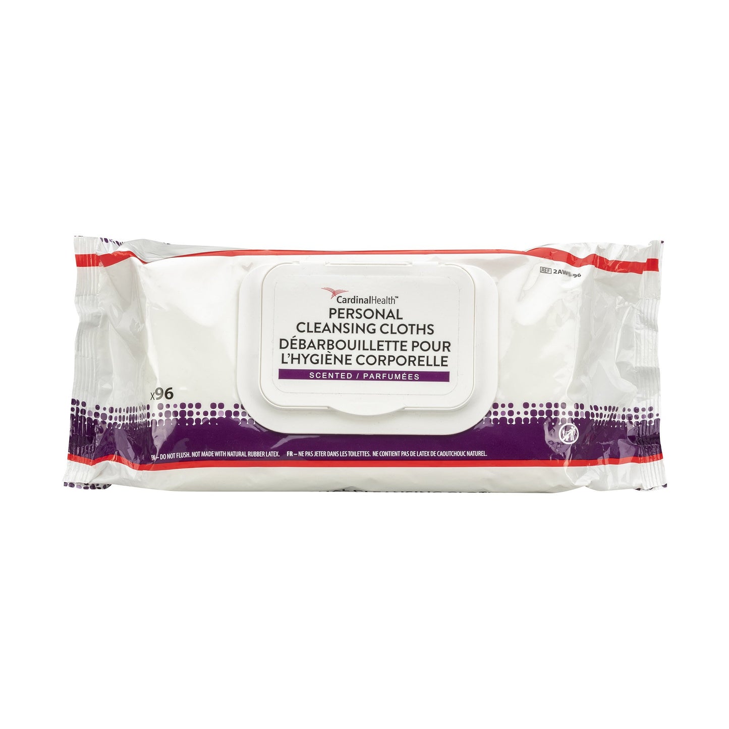 Cardinal Health™ Personal Cleansing Wipe Soft Pack Unscented 96 Count (1163972_CS)