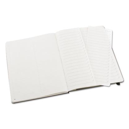Moleskine® Professional Notebook, 1-Subject, Narrow Rule, Black Hardcover, (192) 9.75 x 7.5 Sheets (HBGPROPFNTB4HBK)