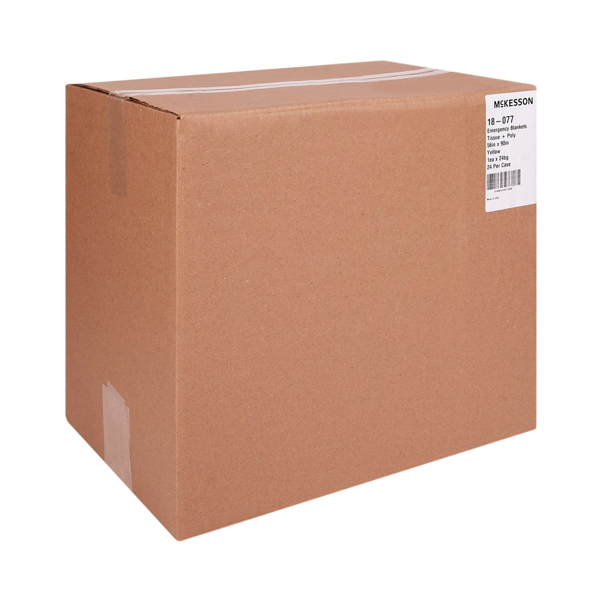 McKesson Emergency Blanket 56 X 90 Inch Tissue / Poly Laminate 10 oz. (440936_CS)