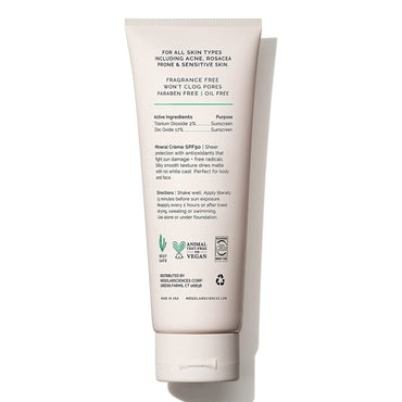 MDSolarsciences™ Mineral Crème Sunscreen SPF 50 Cream 3.4 oz. Tube (1230955_EA)