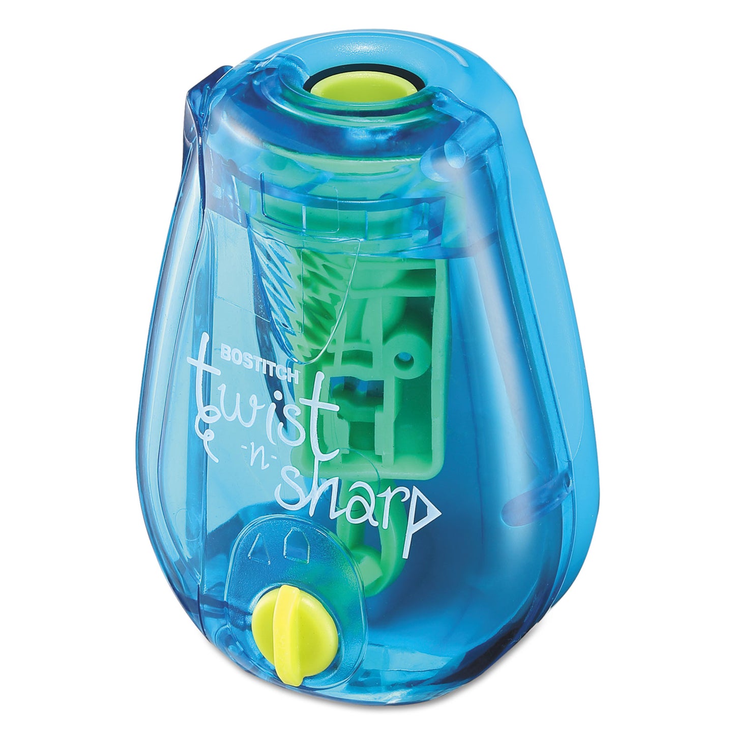 Bostitch® Twist-n-Sharp Pencil Sharpener, One-Hole, 3.5 x 1.25 x 5.5, Randomly Assorted Colors (BOSPS1ADJ)