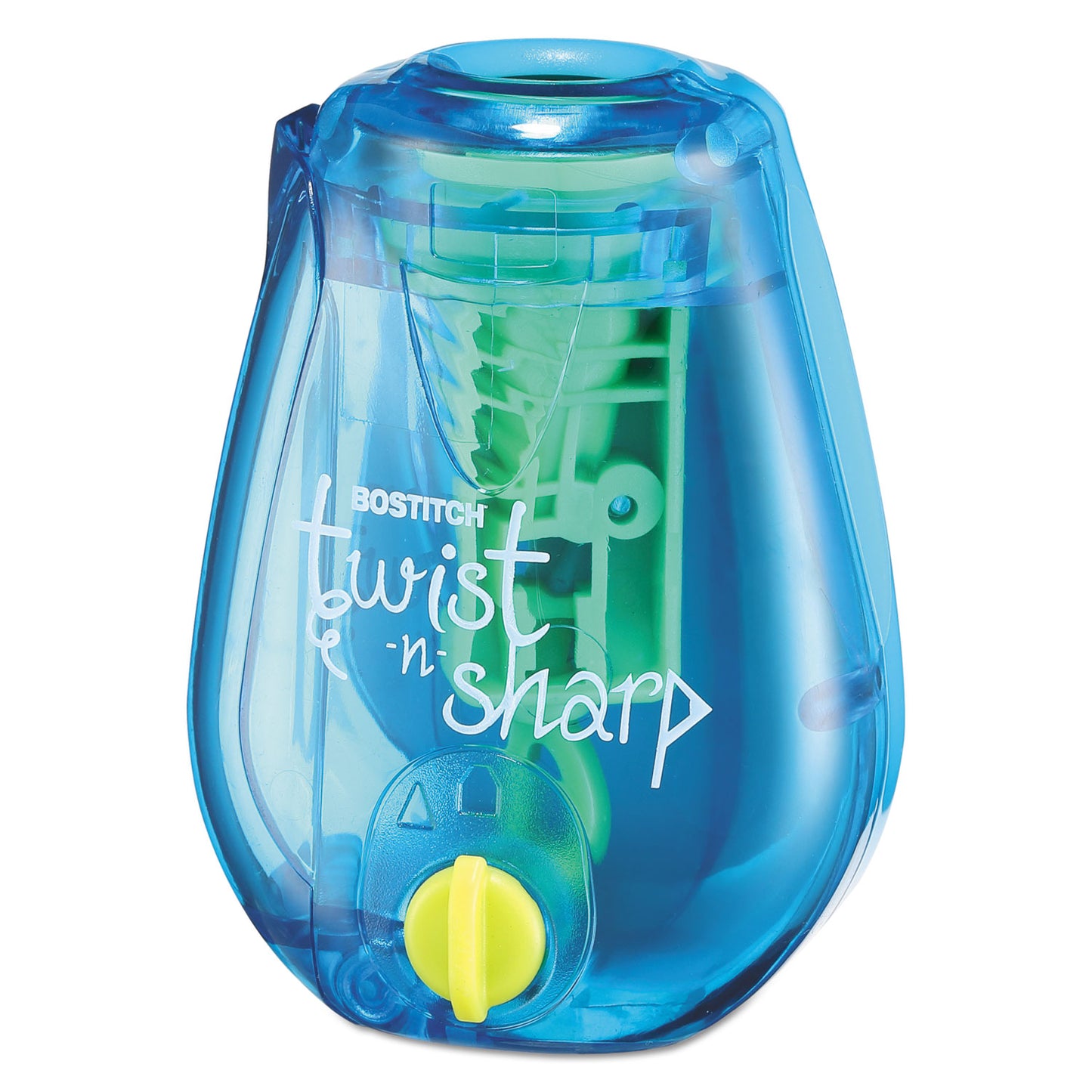 Bostitch® Twist-n-Sharp Pencil Sharpener, One-Hole, 3.5 x 1.25 x 5.5, Randomly Assorted Colors (BOSPS1ADJ)