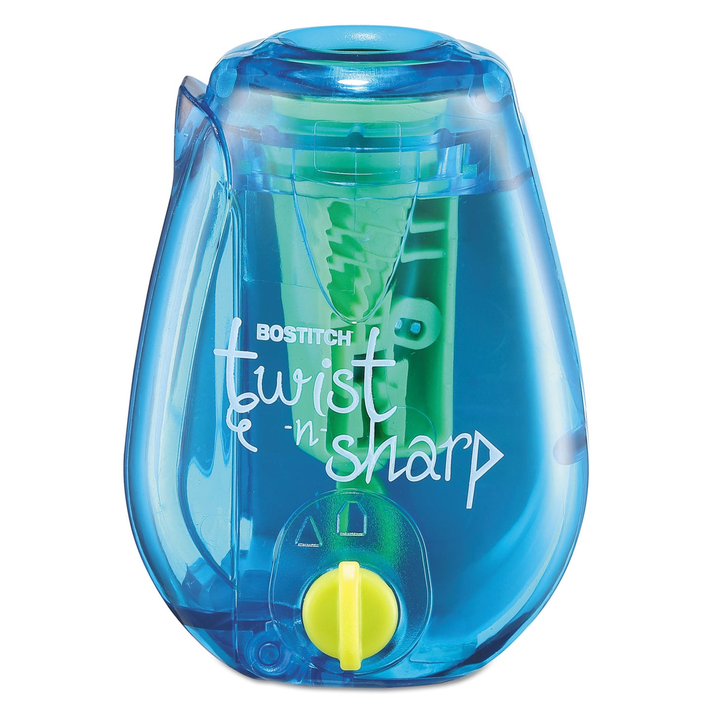 Bostitch® Twist-n-Sharp Pencil Sharpener, One-Hole, 3.5 x 1.25 x 5.5, Randomly Assorted Colors (BOSPS1ADJ)
