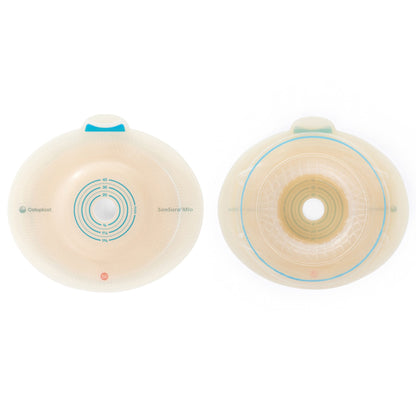 SenSura® Mio Convex Ostomy Barrier Trim to Fit, Extended Wear Elastic Adhesive 50 mm Flange Red Code System 15 to 40 mm Opening (995411_BX)