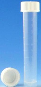 Globe Scientific Storage and/or Transport Tube Plain 10 mL Screw Cap Polypropylene Tube (724921_CS)