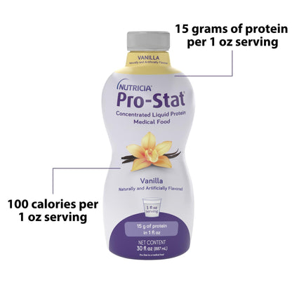 Pro-Stat® Oral Supplement Vanilla Flavor Liquid 30 oz. Bottle (558704_CS)