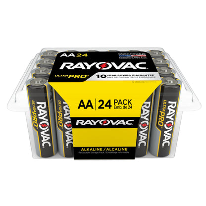 Rayovac® Ultra Pro™ Alkaline Battery AA Cell 1.5V Disposable 24 Pack (1180464_CS)