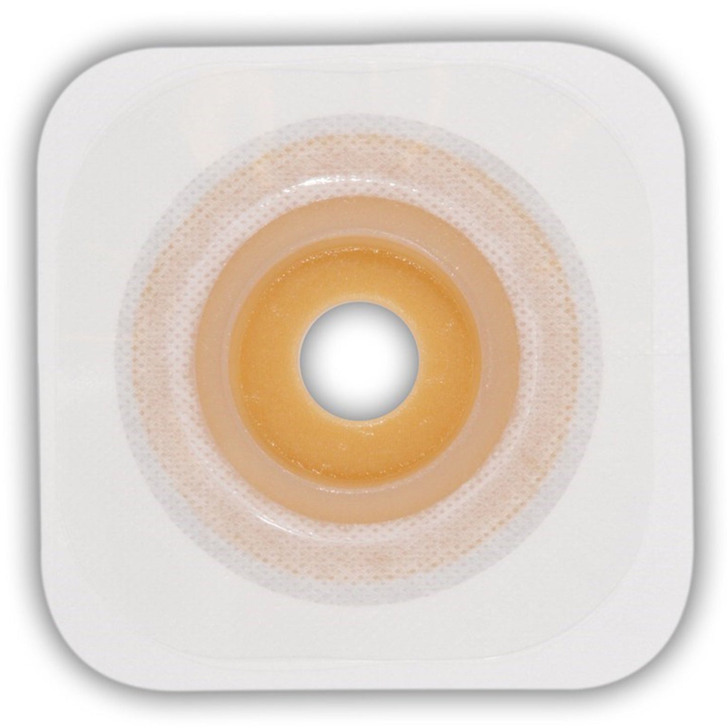 Esteem synergy® Ostomy Barrier Trim to Fit, Extended Wear Durahesive® Adhesive Without Flange Hydrocolloid 1/2 to 7/8 Inch Opening 4 X 4 Inch (474470_BX)
