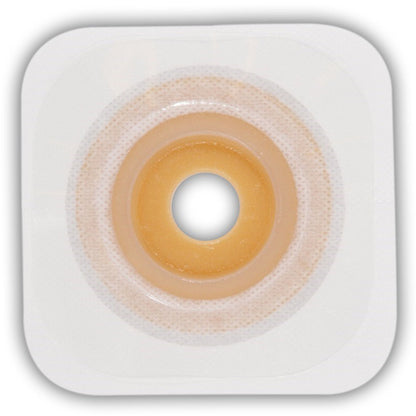 Esteem synergy® Ostomy Barrier Trim to Fit, Extended Wear Durahesive® Adhesive Without Flange Hydrocolloid 1/2 to 7/8 Inch Opening 4 X 4 Inch (474470_BX)