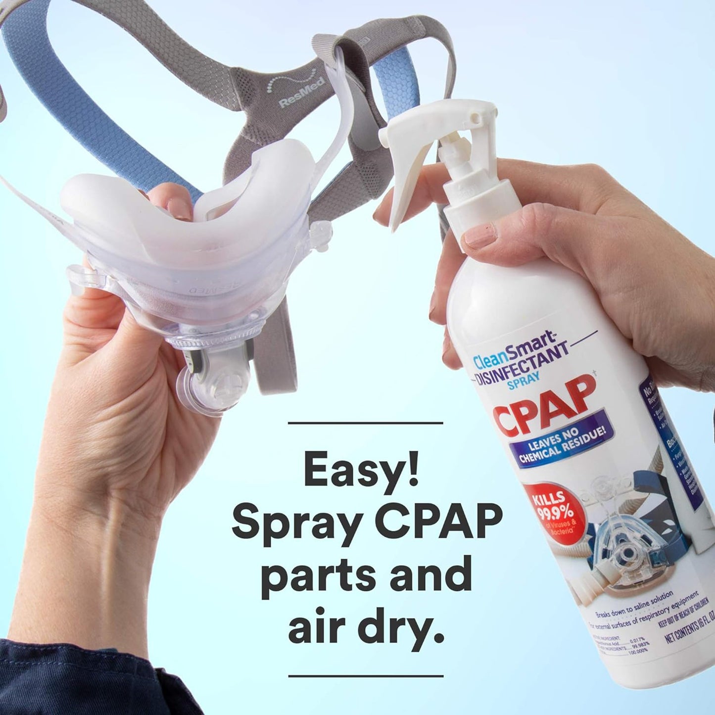 CleanSmart™ CPAP Disinfectant Spray 16 oz., Pump Bottle (1219278_EA)