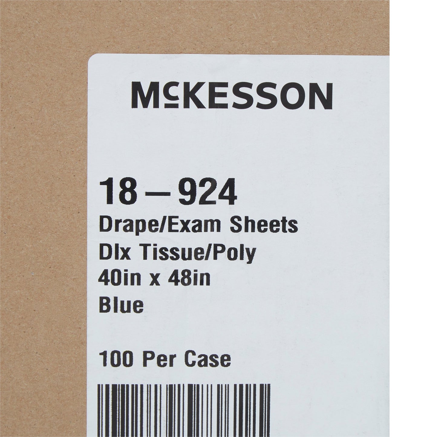 McKesson General Purpose Drape Physical Exam Drape 40 W X 48 L Inch NonSterile (147846_CS)