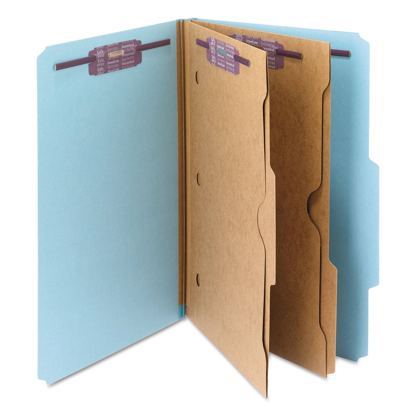 smead-6-section-pressboard-top-tab-pocket-style-classification-folders-with-safeshield-fasteners-num-smd19081_6