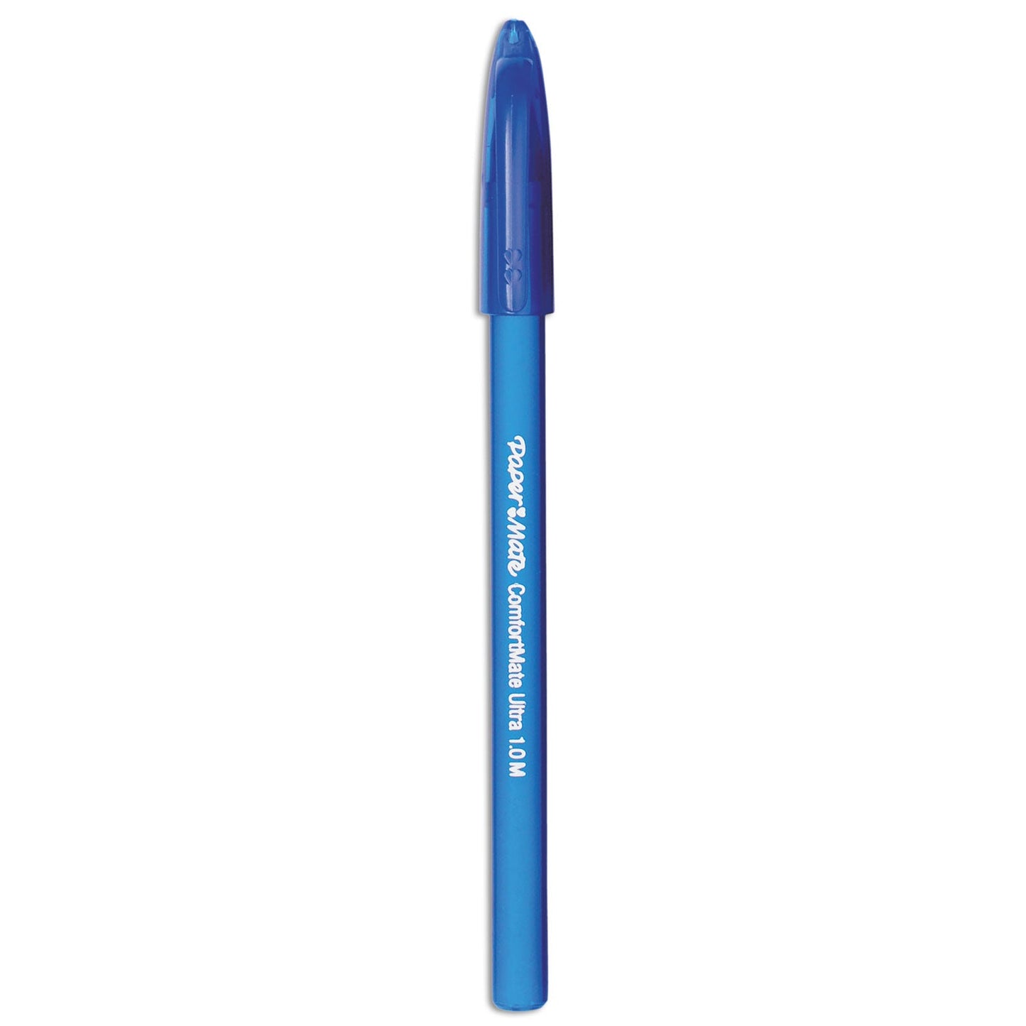 paper-mate-r-comfortmate-ultra-ballpoint-pen-stick-medium-1-mm-blue-ink-blue-barrel-dozen-pap6110187_1