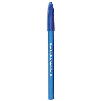 paper-mate-r-comfortmate-ultra-ballpoint-pen-stick-medium-1-mm-blue-ink-blue-barrel-dozen-pap6110187_1