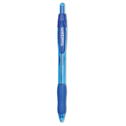 paper-mate-r-profile-ballpoint-pen-retractable-bold-1-4-mm-blue-ink-translucent-blue-barrel-dozen-pap89466a_3