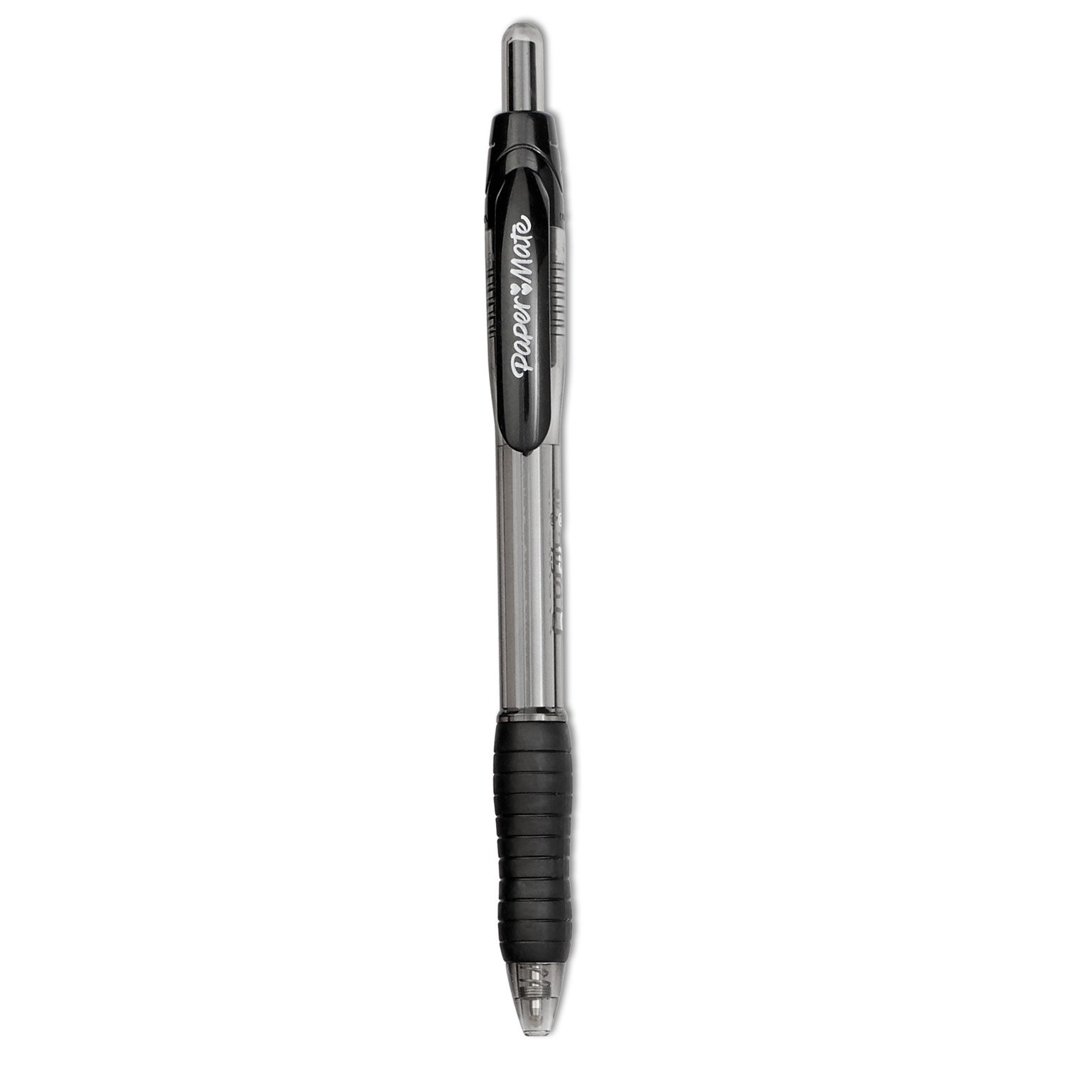 paper-mate-r-profile-ballpoint-pen-retractable-bold-1-4-mm-black-ink-translucent-black-barrel-dozen-pap89465a_3