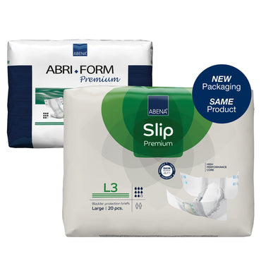 Abena® Slip Premium L3 Unisex Adult Incontinence Brief Large Disposable Heavy Absorbency (1218207_PK)