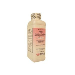 Pharmaceutical Associates Joint Health Supplement Calcium Carbonate 1,250 mg / 5 mL Strength Oral Suspension 16 oz. Bubble Gum Flavor (635482_BT)