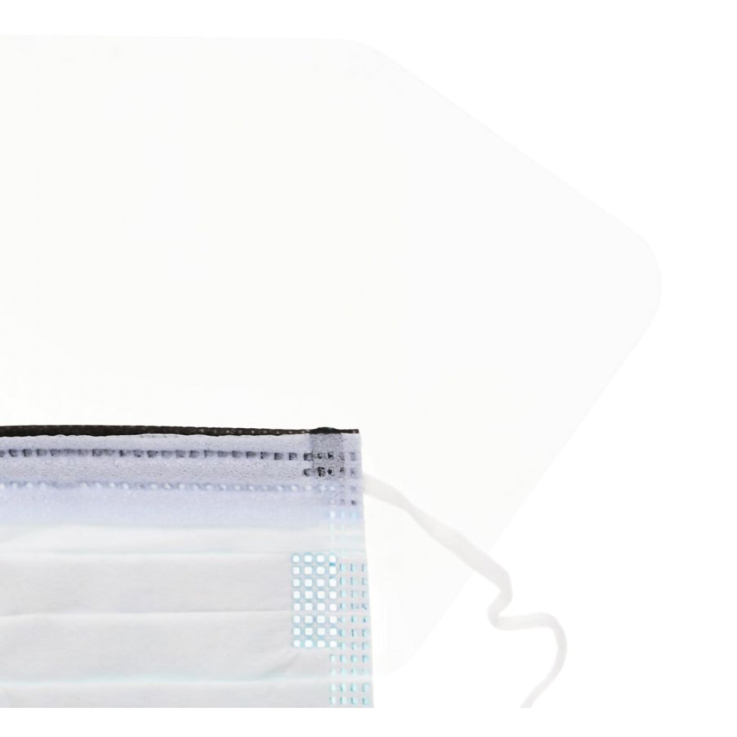 Cardinal Health™ Procedure Mask with Eye Shield Anti-fog Foam ASTM Level 3 Earloops One Size Fits Most (296230_CS)