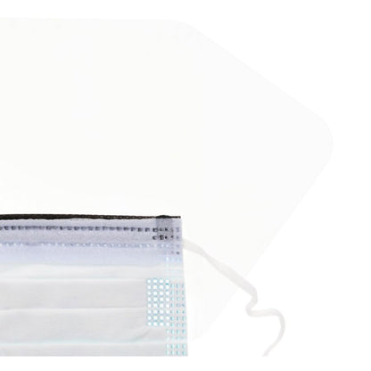 Cardinal Health™ Procedure Mask with Eye Shield Anti-fog Foam ASTM Level 3 Earloops One Size Fits Most (296230_CS)