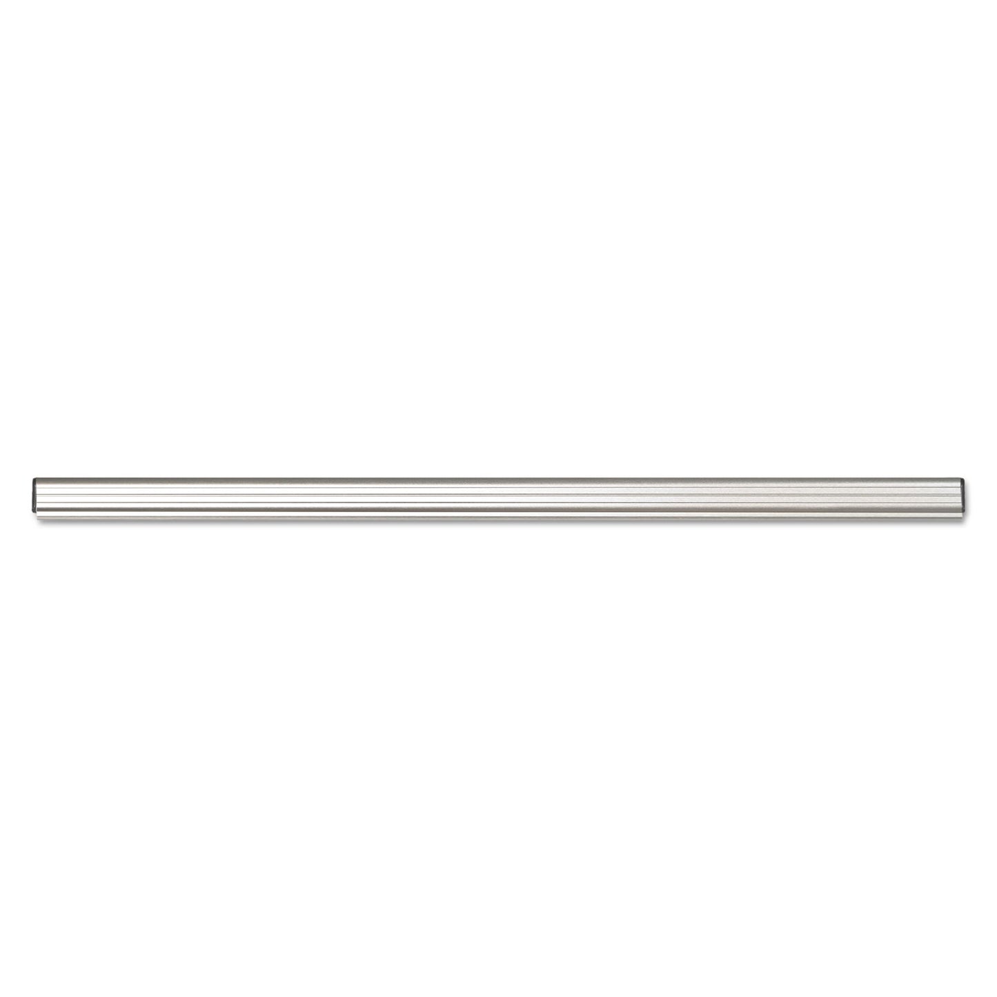 Advantus Grip-A-Strip Display Rails, 1.5" x 96", Satin Aluminum (AVT2015)