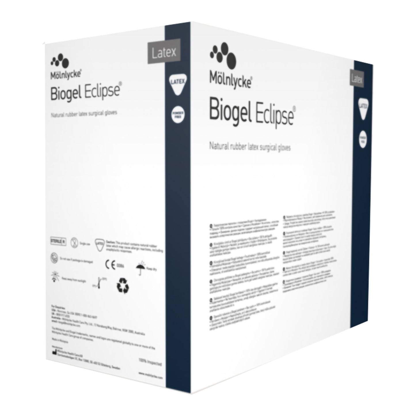 Biogel® Eclipse™ Surgical Glove Size 7.5 Sterile Latex Standard Cuff Length Micro-Textured Straw Not Chemo Approved (524123_BX)