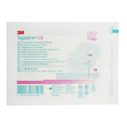 3M™ Tegaderm™ I.V. Dressing Adhesive / Film 2-3/4 X 3-1/4 Inch Sterile (331679_BX)