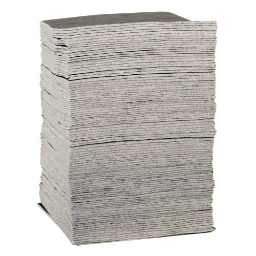 Sellars® Universal Sorbent Pad, Gray/Blue, 15x19, Heavy Duty, Q-Cel™, Case of 100 (HOS22867)