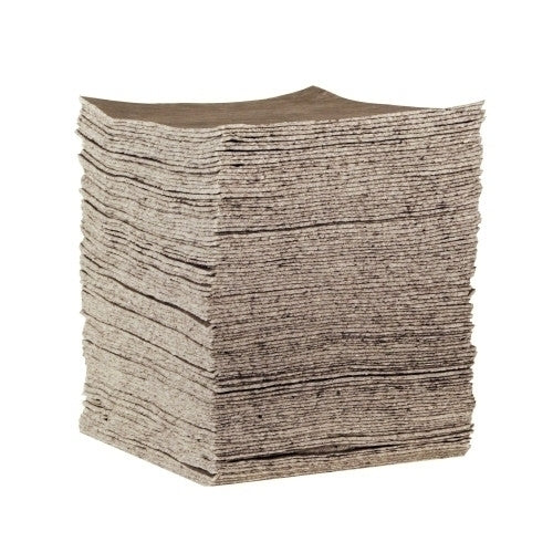 Sellars® Universal Sorbent Pad, Gray/Blue, 15x19, Medium Duty, Q-Cel™, Case of 100 (HOS22883)