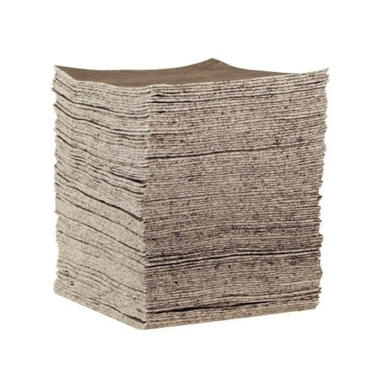Sellars® Universal Sorbent Pad, Gray/Blue, 15x19, Medium Duty, Q-Cel™, Case of 100 (HOS22883)