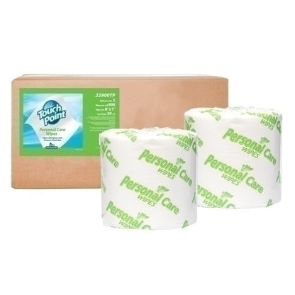 Touch Point® Personal Care Wipes, 8"x7", 900/Roll, 2 Rolls/Case (HOS22900TP)