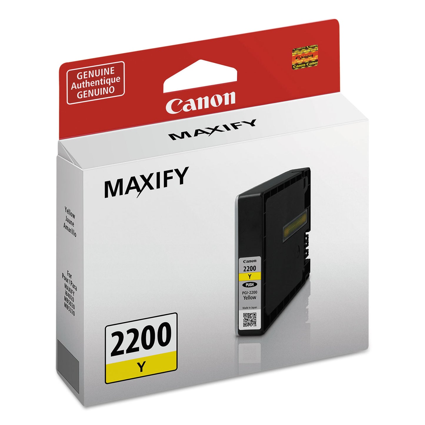 Canon® 9306B001 (PGI-2200) Ink, Yellow (CNM9306B001)