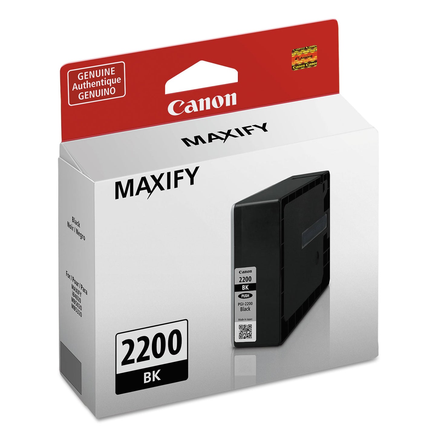 Canon® 9291B001 (PGI-2200) Ink, Black (CNM9291B001)