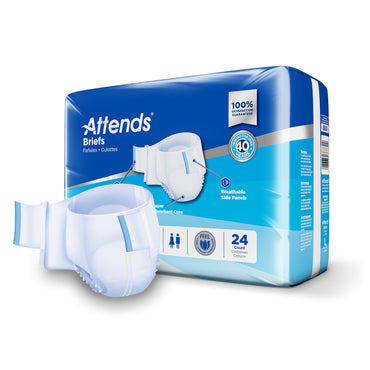 Attends® Unisex Incontinence Brief Large Disposable Heavy Absorbency (955305_CS)