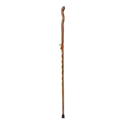 Brazos™ Twisted Fitness Walker Walking Stick Wood 48 Inch Height Brown (1229035_EA)
