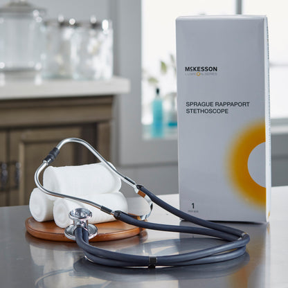 McKesson LUMEON™ Sprague Stethoscope Blue 2-Tube 22 Inch Tube Double Sided Chestpiece (992843_EA)