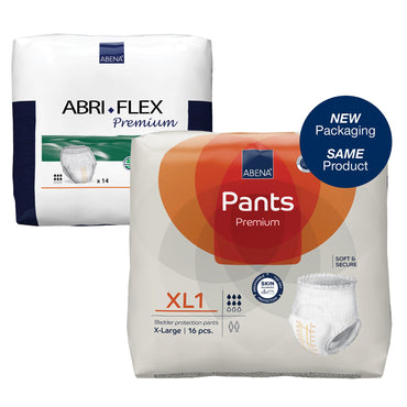 Abena® Premium Pants XL1 Unisex Adult Absorbent Underwear Pull On with Tear Away Seams X-Large Disposable Heavy Absorbency (1218236_PK)
