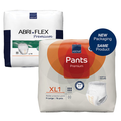 Abena® Premium Pants XL1 Unisex Adult Absorbent Underwear Pull On with Tear Away Seams X-Large Disposable Heavy Absorbency (1218236_PK)